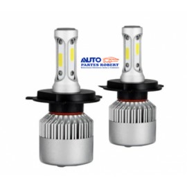 FOCO LED H4 3 CARAS SPEED PRIME EXCELENTE ILUMINACION 5000 LUMENS COLOR DE LUZ BLANCA OEM.