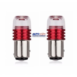 FOCO LED 1034 2 PATAS DISPAREJAS CON ESTROBO 2 FUNCIONES COLOR ROJO OEM.